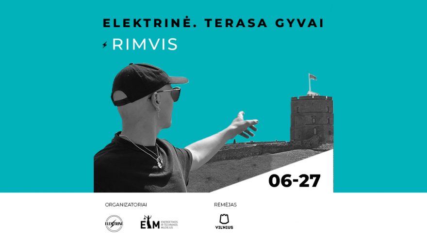 Elektrinės terasa GYVAI | Rimvis | Koncertas po atviru dangumi