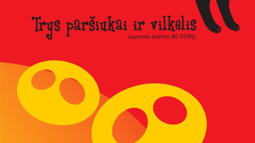 Jaunimo teatras &#8221;Be durų&#8221; Spektaklis vaikams &#8221;Trys paršiukai ir vilkelis&#8221;