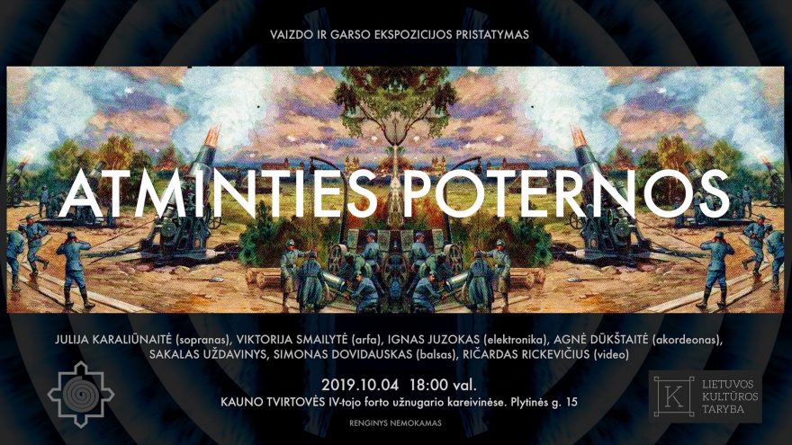 Atminties Poternos. Garso ir vaizdo ekspozicijos pristatymas