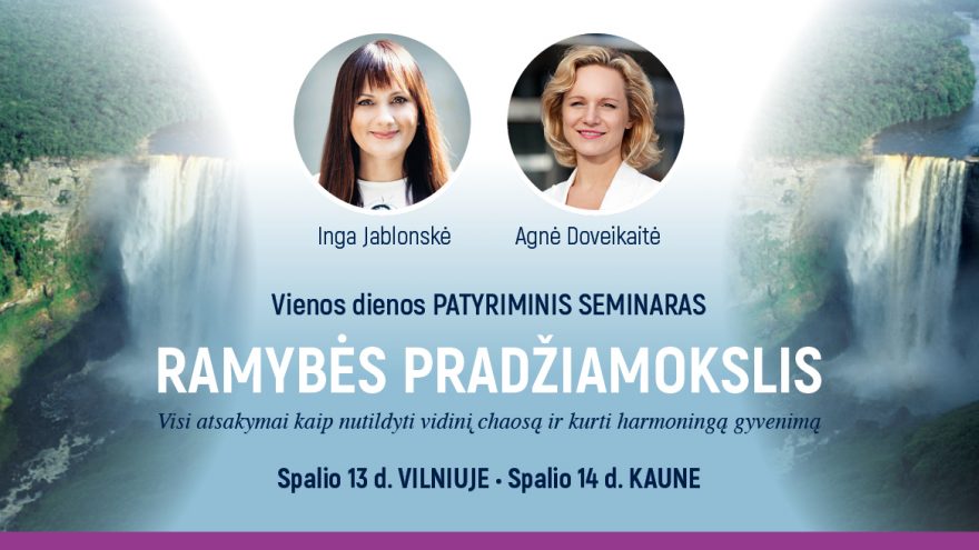 Vienos dienos patyriminis seminaras &#8220;Ramybės pradžiamokslis&#8221;