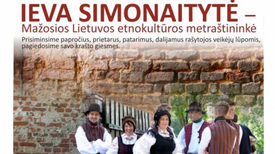 Bibliotekoje – atminties vakaras, skirtas Ievai Simonaitytei, Mažosios Lietuvos etnokultūros metraštininkei