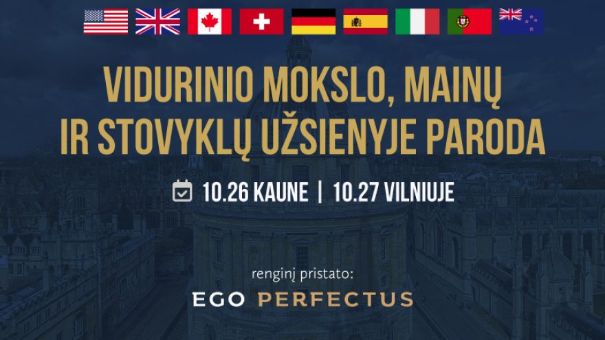 Vidurinio mokslo, mainų ir stovyklų užsienyje paroda