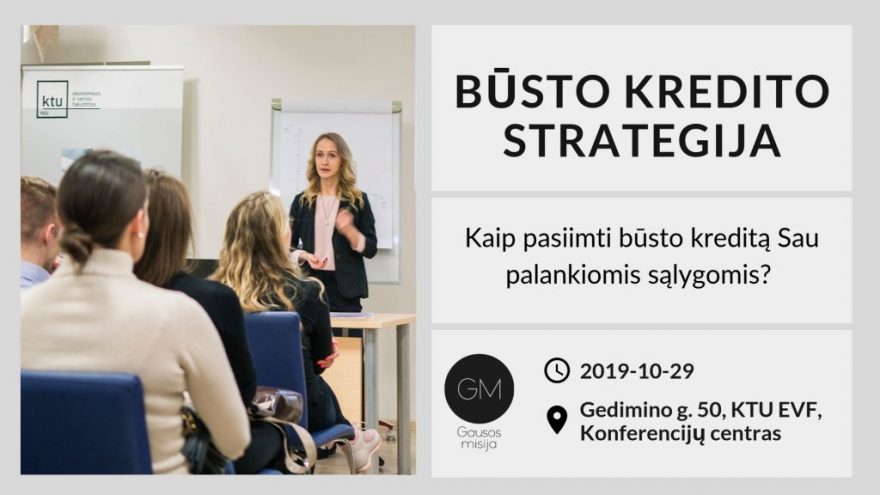 Būsto kredito strategija