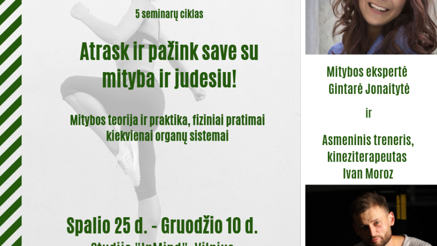 „Atrask ir pažink save su mityba ir judesiu“