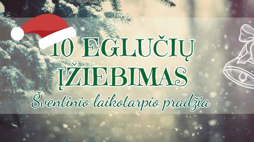 10 Eglučių įžiebimas &#8211; šventinio laikotarpio pradžia