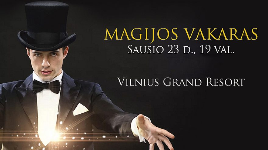 Vakarienė su mago pasirodymu „Magijos vakaras“