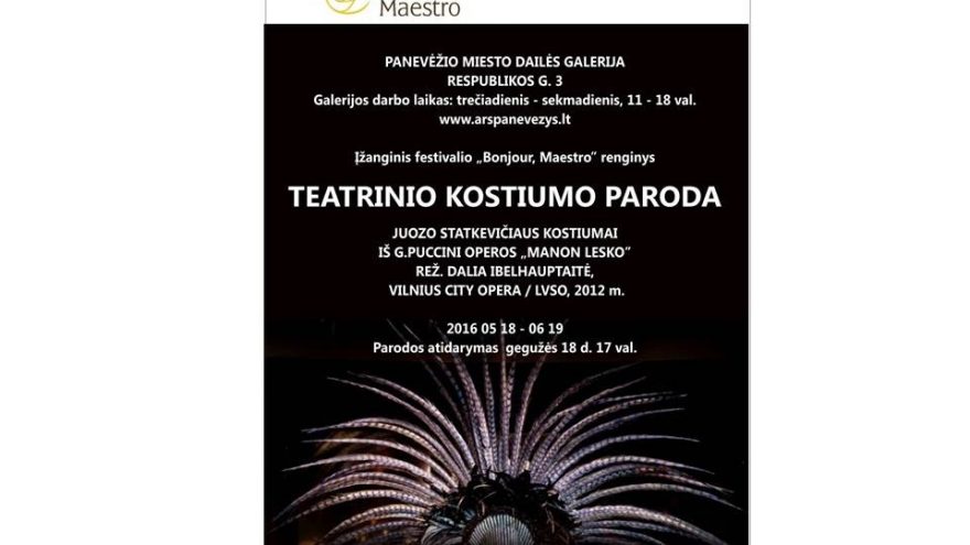 Teatrinio kostiumo paroda