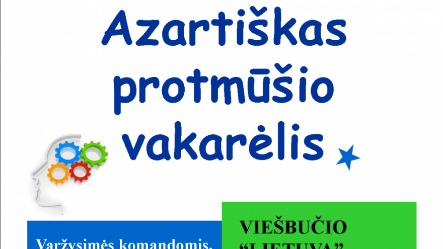 Azartiškas protmūšio vakarėlis &#8220;Belaukiant Joninių!&#8221;