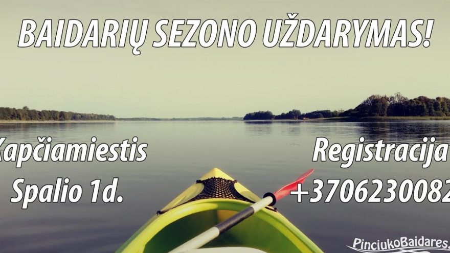 Baidarių Sezono Uždarymas 2016!