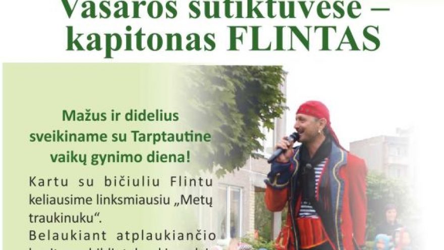 Vasaros sutiktuvėse – kapitonas Flintas