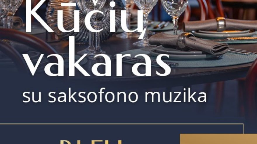 Kūčių vakaras su saksofono muzika | Šiauliai