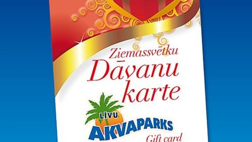 Livu Aquapark Kalėdinė dovanų kortelė