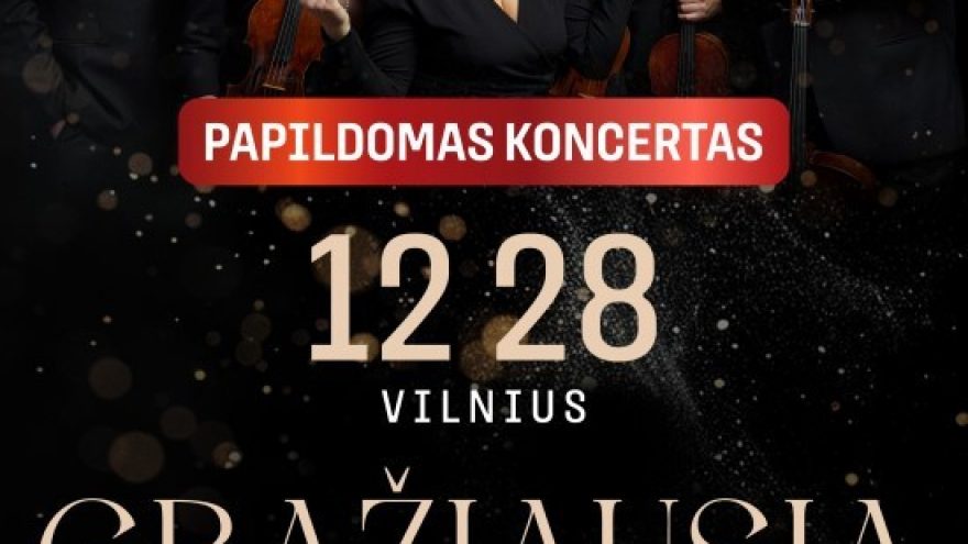 Gražiausia filmų muzika PAPILDOMAS KONCERTAS | Vilnius