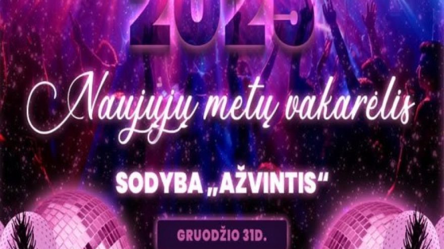 GRAND DISKO 2025 &#8211; naujųjų metų vakarėlis