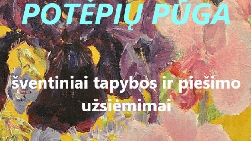 POTĖPIŲ PŪGA &#8211; šventiniai tapybos ir piešimo užsiėmimai.