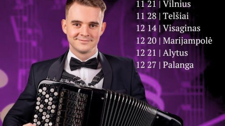 Vivaldi &#8221;Metų laikai&#8221; bajano virtuozas iš Ukrainos Yevgenii Musijets