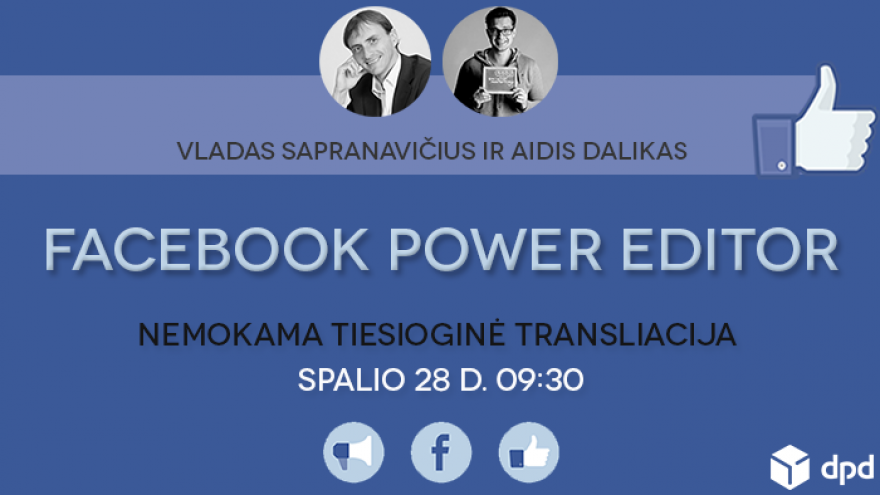 WEBseminarai.lt &#8211; „Facebook Power Editor“