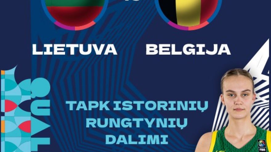 Europos moterų krepšinio čempionato atranka: Lietuva &#8211; Belgija