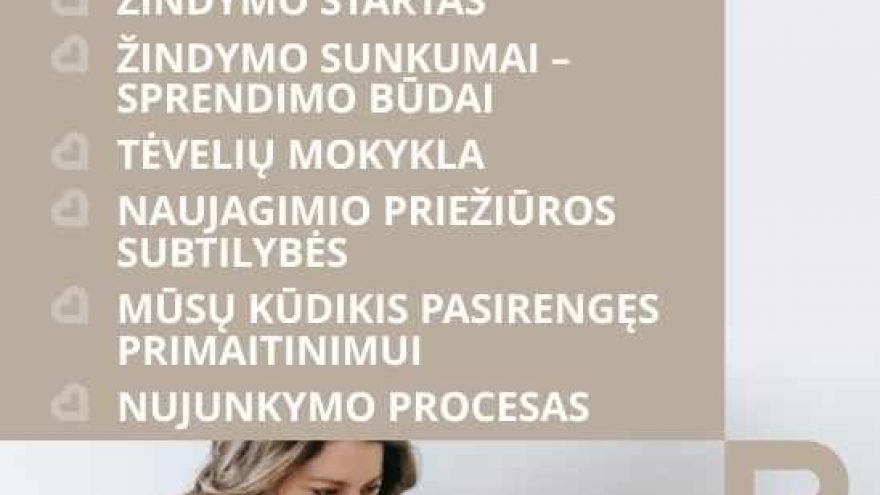 Web seminaras &#8221;Žindymo startas&#8221;