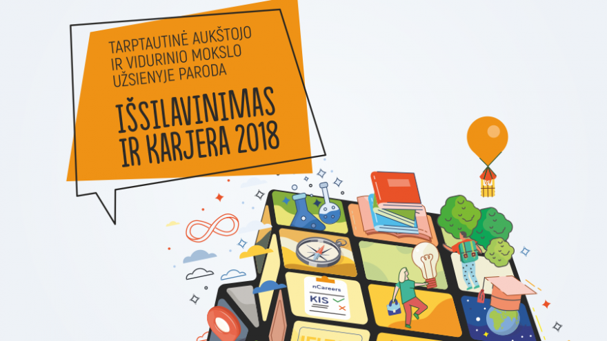 Tarptautinė aukštojo ir vidurinio mokslo užsienyje paroda „IŠSILAVINIMAS IR KARJERA 2018&#8243;