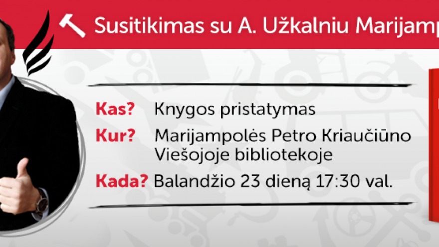 Knygos &#8220;Antroji Evangelija pagal Užkalnį&#8221; pristatymas