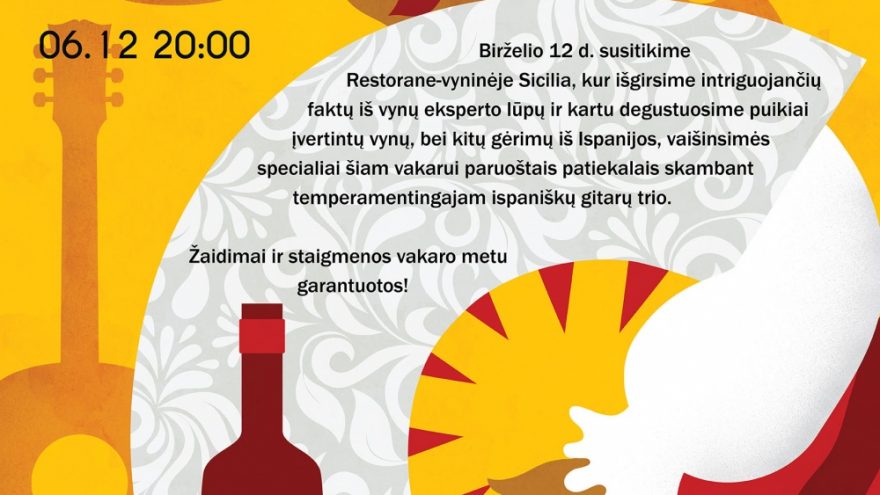 Ispaniškų vynų ir gitarų fiesta