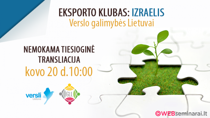 WEBseminaras „Eksporto klubas – Izraelis“