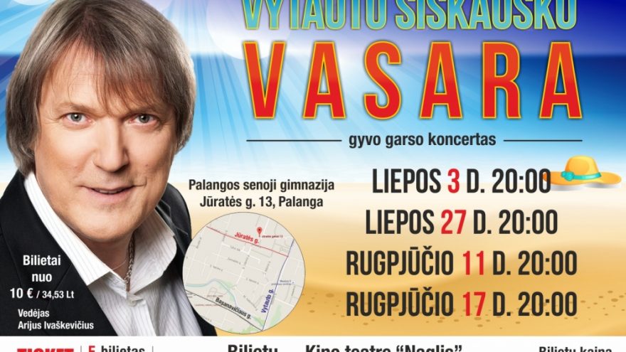 V. ŠIŠKAUSKO VASARA PALANGOJE &#8211; KONCERTAS